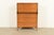 Mid-Century Modern John Van Koert for Drexel Profile Mid-Century Modern Sculpted Walnut Highboy Dresser, 1959 For Sale - Image 3 of 15