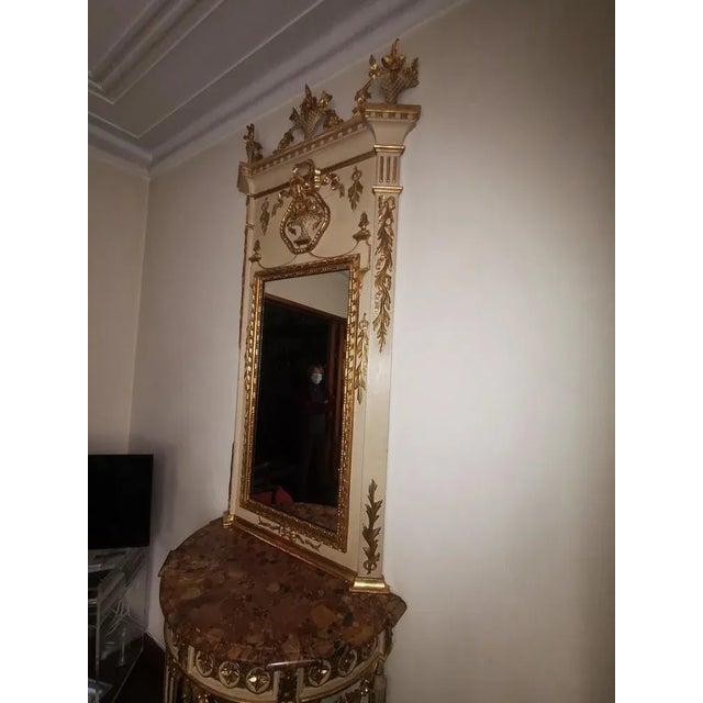 Consloe & Mirror, Set of 2 For Sale - Image 4 of 18