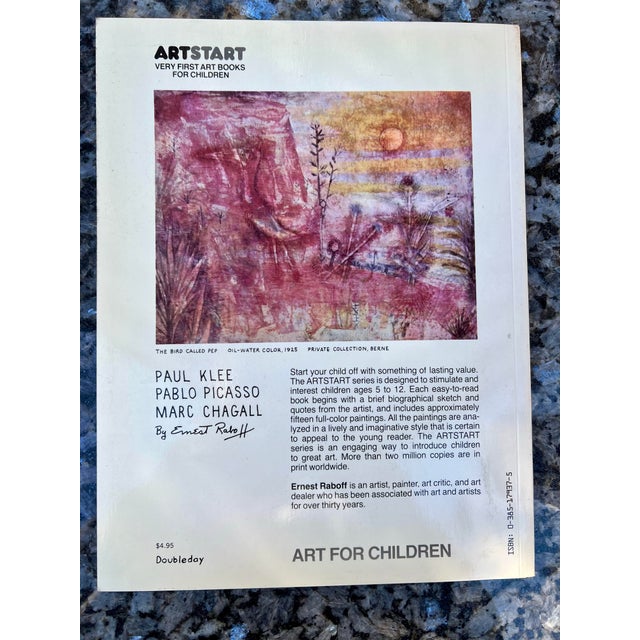 Set of 2 Vintage ArtStart Books Children Kids - Paul Klee 1983 and Marc Chagall 1982 Signed by My Editor: Bradley, Paper Back Books For Sale - Image 4 of 7