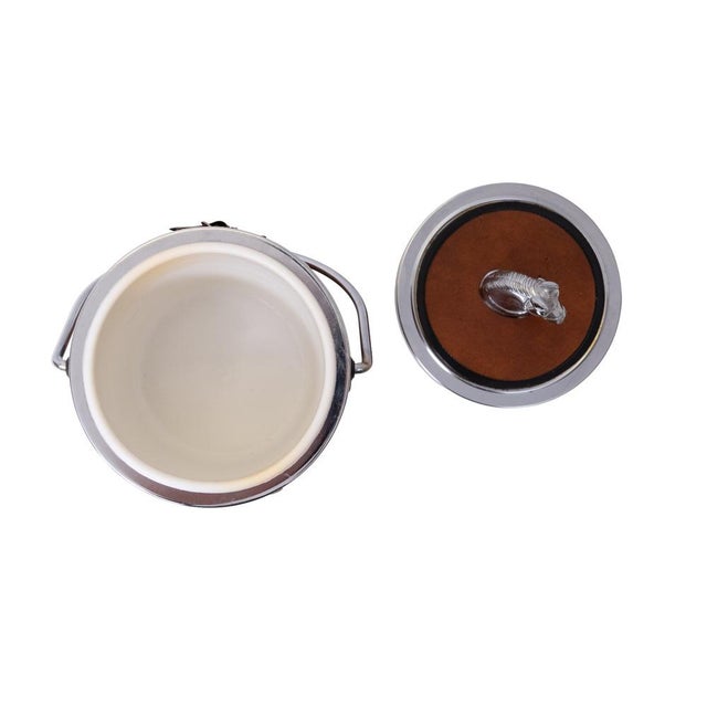 Mid-Century Modern Equestrian Horse Ice Bucket, 1970s For Sale - Image 3 of 8