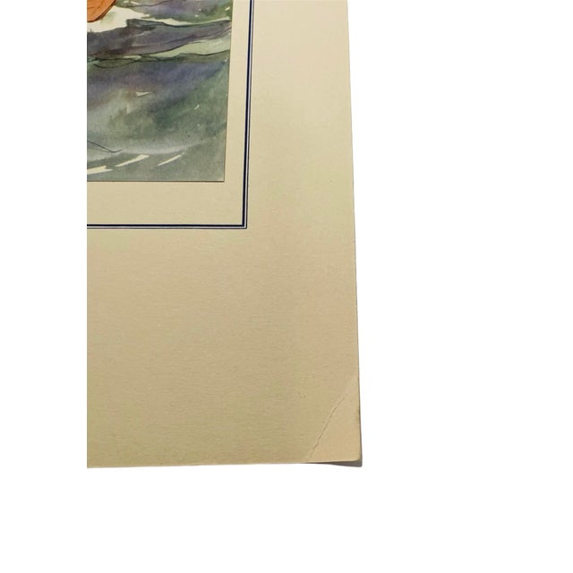 Gordon Grant Nautical Maritime Ship Watercolor Matted Prints-Set of 5 For Sale - Image 9 of 9