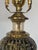 Vintage Murano Glass Table Lamps - Barovier & Toso Style Olive Green - a Pair For Sale - Image 11 of 17