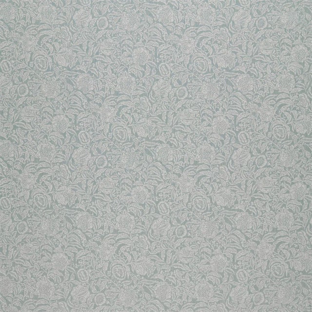 Sanderson Annandale Weave Fabric in Wedgwood/Ivory - a Sample For Sale