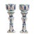Porcelain Planters with Columns, Set of 2 For Sale - Image 6 of 6