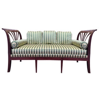 Empire Mahogany Sofa For Sale