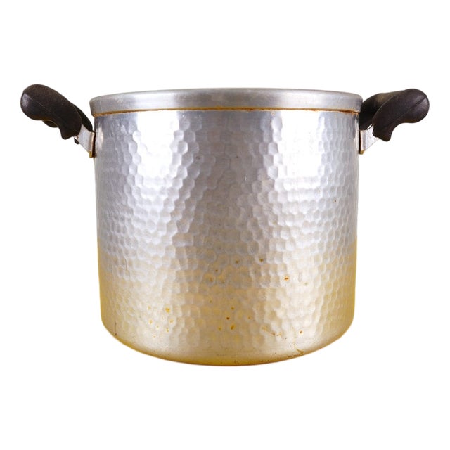 Vintage Aluminum Pot attributed to Illa Langhirano For Sale