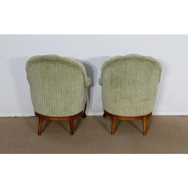 Set of Napoleon III Mid 19th Century Armchairs For Sale - Image 6 of 18
