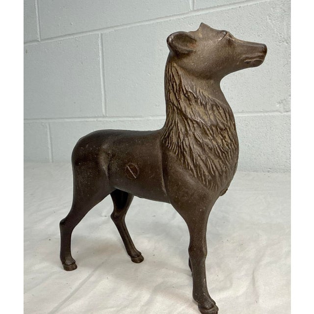 Large Antique Early 1900's a.c. Williams Cast Iron Stag Deer Still Coin Bank For Sale - Image 11 of 12