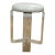 Mid Century Lucite Vanity Stool Vinyl Seat For Sale