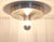 Metal Vintage Minimalist Disc Ceiling Lamp in Aluminum, 1970s For Sale - Image 7 of 7
