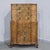 Superior serpentine burr walnut linen press, ebony stringing, brass handles, standing on lions paw feet, three drawers...