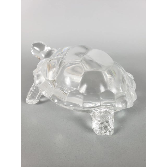 Glass Turtle Figurine. Mid-Century For Sale - Image 4 of 6