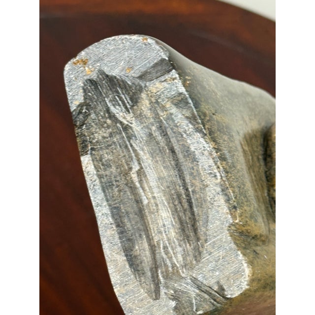 Sam Shadrack African Hand-Carved Stone Mother + Child Sculpture For Sale - Image 9 of 12