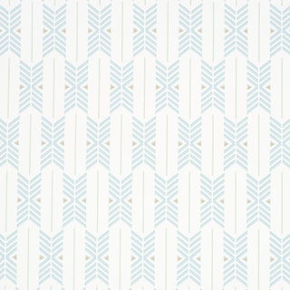 SAMPLE - Schumacher X A Rum Fellow Quiver Wallpaper In Haze For Sale