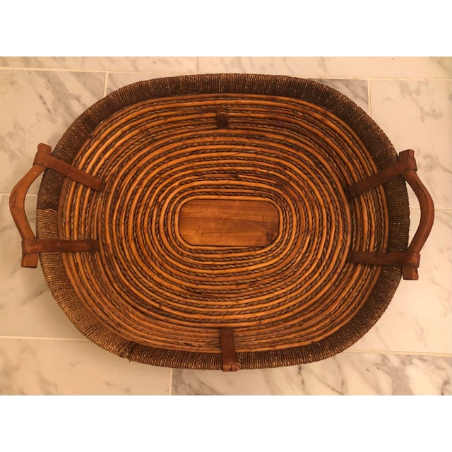 This lovely Large Oval Rattan Basket With Wood Handles will be a standout in your home — whether you use it for towels,...