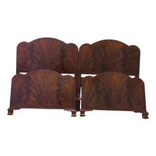 Art Deco Twin Double Bed, 1920 For Sale