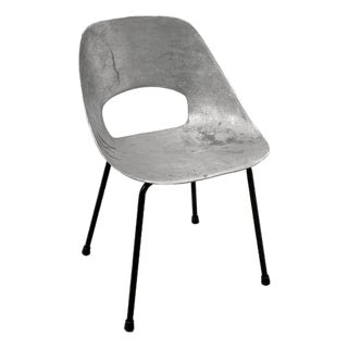 Tulip Chair in Aluminium by Pierre Guariche for Steiner, France, 1950s For Sale