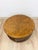 Wood Mid 20th Century Pencil Reed Rattan Burlwood Inlay Round Coffee Table Gabriella Crespi Style Rare For Sale - Image 7 of 12