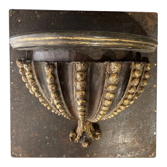 18th Century Antique Baroque Large Wall Bracket, Portuguese For Sale