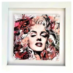 Ivana Burello, Marilyn Monroe, Original Acrylic Painting, 2022