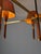 Danish 5-Arm Chandelier in Wood and Brass, 1950s For Sale - Image 15 of 18