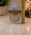 Gold 1930s Vintage French Baccarat Style Pressed Glass Table Lighter W/Hinged Lid 4" For Sale - Image 8 of 8