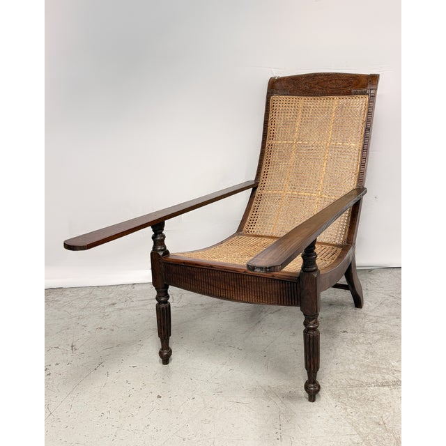 Brown Antique Colonial Plantation Chair, 1890s For Sale - Image 8 of 8