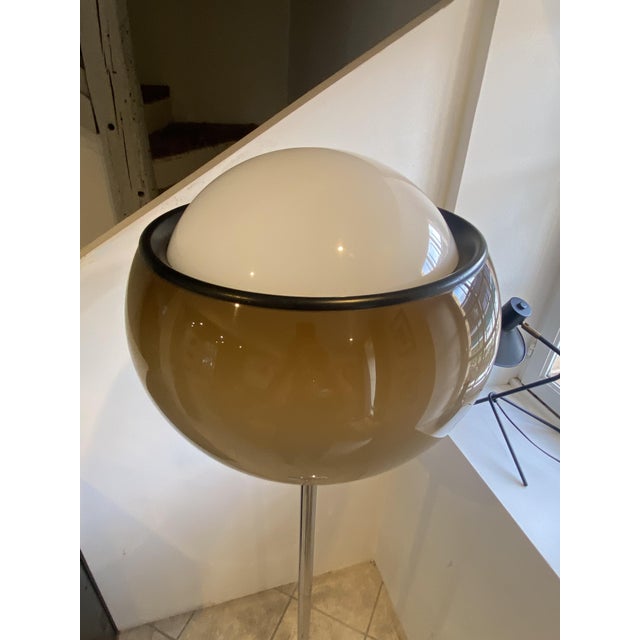 Mid-Century Modern Vintage Chrome Floor Lamp by Guzzini for Iguzzini, 1970s For Sale - Image 3 of 18