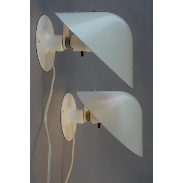Vintage Danish Mini Vip V025 Wall Lamps by Jorgen Gammelgaard for Pandul, 1983, Set of 2 For Sale - Image 6 of 10