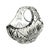 Bohemian Queen's Lace 24% Lead Crystal Bride's Basket, Czech Republic, 9.25" For Sale - Image 10 of 11