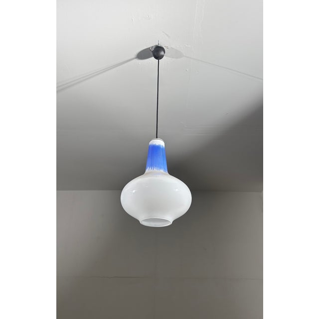 Mid-Century Modern Pendant Lamp by Massimo Vignelli for Venini, 1950s For Sale - Image 3 of 5