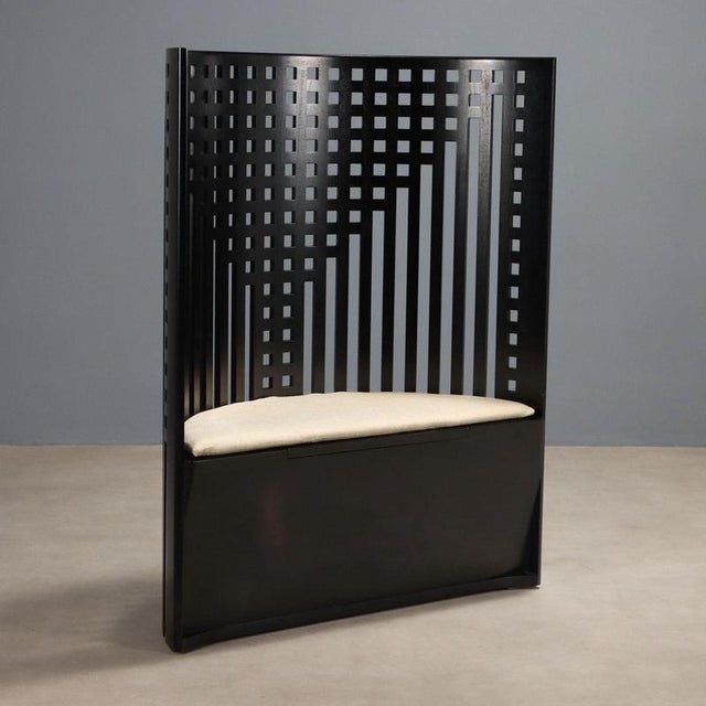 Willow Armchair attributed to Charles Rennie Mackintosh for Cassina For Sale - Image 3 of 10