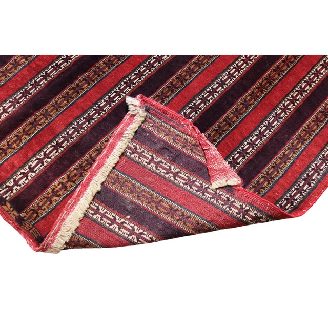 Textile Vintage Handwoven Kilim Horse Cover Blanket, 1920s For Sale - Image 7 of 15