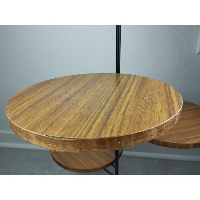 Mid-Century Tripod Plant or Cake Stand from Ilse Möbel, 1960s For Sale - Image 10 of 15