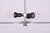 Bauhaus Bauhaus Chandelier in Chrome, Steel and Frosted Glass, Czech, 1930s For Sale - Image 3 of 9