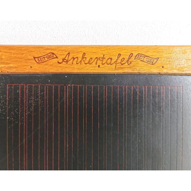 Industrial Vintage School Blackboard by Ankertafe, Germany, 1950s For Sale - Image 3 of 9