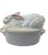 Vintage "Bordallo Pinheiro" Majolica Rabbit Covered Tureen For Sale - Image 11 of 11