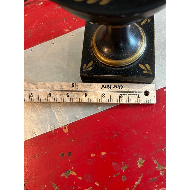 1960s Hand Painted Bouillotte Lamp For Sale In Philadelphia - Image 6 of 10