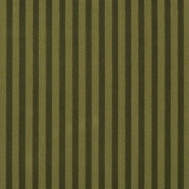 Contemporary SAMPLE - Schumacher X Laura Gonzalez Pipe Illusion Fabric In Moss For Sale - Image 3 of 4