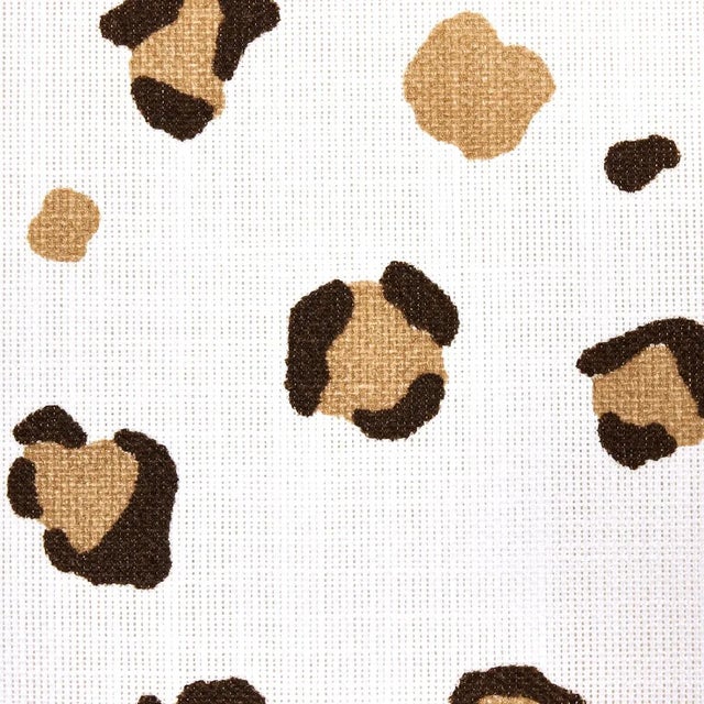 Hollywood Regency Sample - Schumacher x Cristina Buckley Wild At Heart Indoor/Outdoor Fabric in Safari For Sale - Image 3 of 5