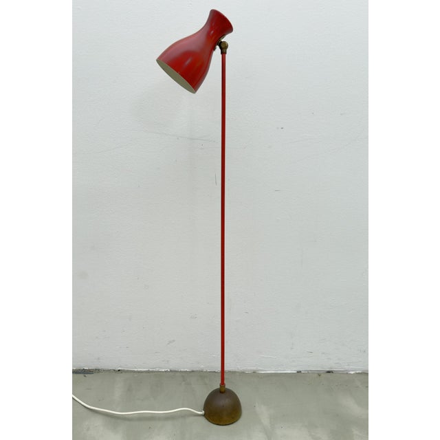 Model 57/416 Floor Lamp by Dieter Schulz for Wohnbedarf, 1950s For Sale - Image 6 of 6