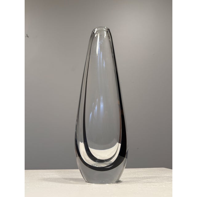 Vintage Swedish Vase by Vicke Lindstrand for Kosta Boda, 1950s For Sale - Image 6 of 6