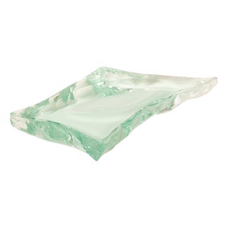 Crystal Ashtray from Fontana Arte, Italy, 1950s For Sale