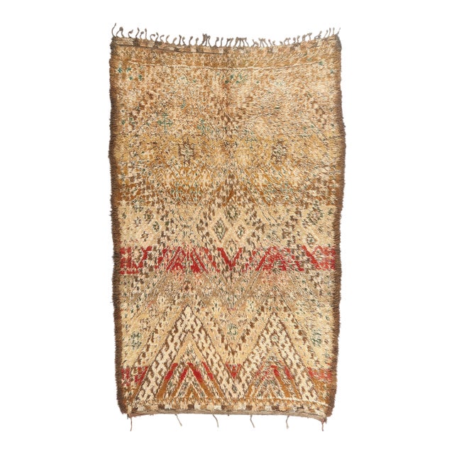 Vintage Zayane Beni M'Guild Moroccan Rug, 07'03 X 11'06 For Sale