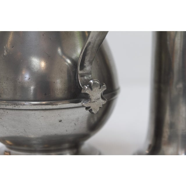 Antique German Pewter Tankards, Early 19th Century, Set of 4 For Sale - Image 16 of 18