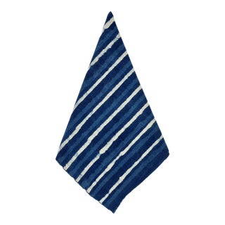Cabana Napkin, Indigo Stripe, Set of 8 For Sale