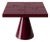 Popzlle Side Table in Bordeaux Lacquer by Alexandre Ligios For Sale