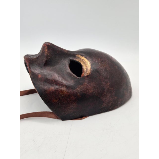 Plastic Venetian Piccola Neutra Artistic Mask by Gianni Cavalier, Venice, 1980s For Sale - Image 7 of 13