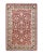 Red Mogul, One-of-a-Kind Hand-Knotted Area Rug in Red, 4' 2" x 6' 2" For Sale - Image 8 of 8