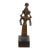 Crowned Tribal Miniature Bronze Female Figure For Sale